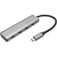 Digitus DA-70246 USB-Hub DA-70246 4-fach grau
