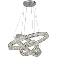 Searchlight Lampe suspendue Bands Cristal