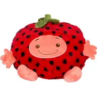 Rappa Chauffe-mains Noxxiez - peluche - coussin - fraise