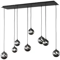 FISCHER&HONSEL GMBH Lampe suspendue 8 lumières Bala noir