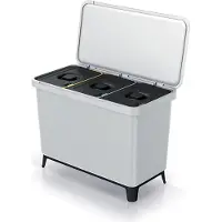 Keden Poubelle SYSTEMA 3x10l cendre