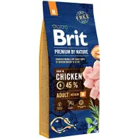 Brit Premium by Nature Dog - Adult M, nourriture sèche pour chiens 15 kg