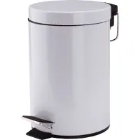 MSV Poubelle Metal Blanche 3l - M S V