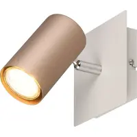 TRIO Luminaire Spot Marley GU10, couleur café, métal