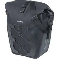 Basil Sacoche latérale Navigator Waterproof Single noire 35x15x46 cm 31l