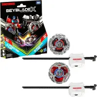 Hasbro Toupies Transformers Beyblade X Optimus Prime 4-60P vs Megatron 4-80B