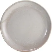 Excellent houseware Speiseteller 4er-Set Ø20 x 2,5 cm aus robustem Steinzeug, Sandfarbe, Assiettes, Beige