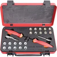 Unior 1695mb1_us Pedal Thread Repair And Insert Kit Rouge