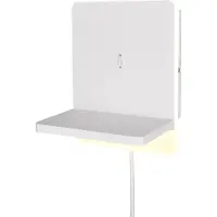 TRIO Applique LED pour chambre à coucher Fairfield blanc