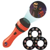 Lexibook Projecteur à histoires et lampe torche Miraculous