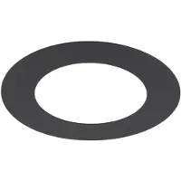 SLV Cadre de montage avant Numinos L en rond 240/150mm noir