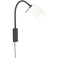 FISCHER&HONSEL GMBH Lampe de chevet Maui capuche blanche