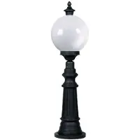 Ks Verlichting Lampadaire Jardin globe Madeira 87cm avec bulbe 25cm - vert