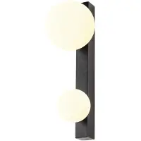 SLV Applique murale Sun 2 lumières noir