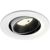 SLV Spot encastré Numinos Move S blanc/noir 4000K - 20 deg
