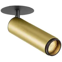 SLV Spot encastré Grip! M or avec noir 3000K