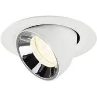 SLV Spot encastré Numinos Gimble XS blanc/chrome 4000K - 20 deg