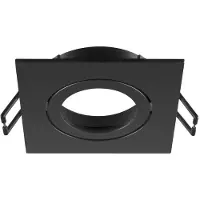 SLV Anneau de montage New Tria 68 carré noir - sans raccord