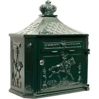 Ks Verlichting Mailbox Postbos B4 douille murale - noir