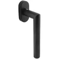 Intersteel Poignée de fenêtre Jura Rosace ovale noire
