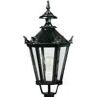 Ks Verlichting Lampe lanterne nostalgique Bergum K7 avec couronnes - vert