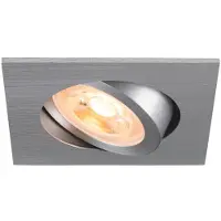 SLV Spot encastré New Tria 68 carré - aluminium - GU10
