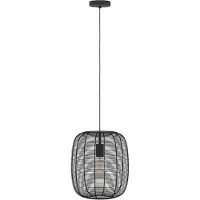 Eglo Suspension noire Rinroe Ø 32,5 cm