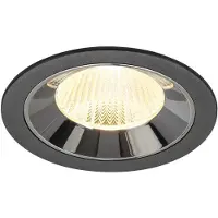 SLV Spot encastré Numinos L noir/chrome 3000K - 40 deg