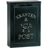 Ks Verlichting Boîte aux lettres Postbox B9D douille murale - anthracite