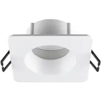 SLV Anneau de montage New Tria 68 IP65 carré blanc - sans raccord