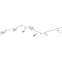 Eglo Lampe de plafond Buzz-Led Blanc à 6 lumières