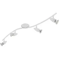 Eglo Emplacement monté en surface Magnum-Led Blanc à 4 lumières