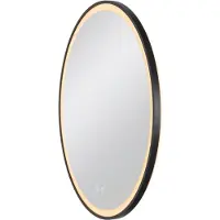 SLV Applique miroir Trukko Noir - Ø 80cm
