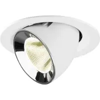 SLV Spot encastré Numinos Gimble M blanc/chrome 4000K - 20 deg