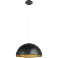 SLV Suspension design Forchini M 40 noir avec or Ø 40cm
