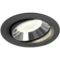 SLV Spot encastré Numinos Move XL noir/chrome 4000K - 55 deg
