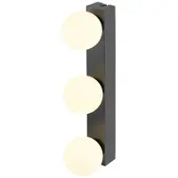 SLV Applique murale Sun Mirror 4 lumières noir