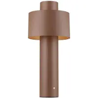 SLV Lampe de jardin design Photoni Cyl Pole 45 Brun rouille 45cm