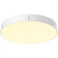 SLV Plafonnier encastré Medo 90 blanc Ø 90cm avec cadre