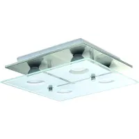 Eglo Lampe de plafond Cabo-Sd Nickel carré S