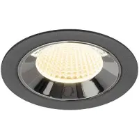 SLV Spot encastré Numinos M noir/chrome 3000K - 40 deg
