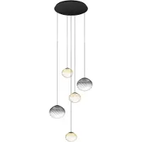 Eglo Suspension Pantoja, noire, diamètre 68 cm