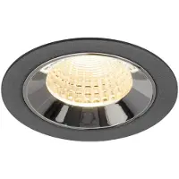 SLV Spot encastré Numinos M noir/chrome 2700K - 55 deg