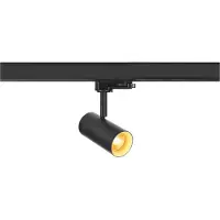 SLV Spot sur rail LED Noblo Triphasé - noir - 2000-3000K