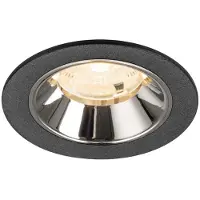 SLV Spot encastré Numinos S noir/chrome 2700K - 55 deg
