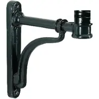Ks Verlichting Nostalgic wall support Bergen noir