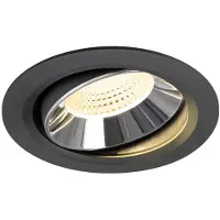 SLV Spot encastré Numinos Move XL noir/chrome 3000K - 55 deg