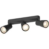 SLV Moquerie Puri 2.0 Dome noir 3 lumières