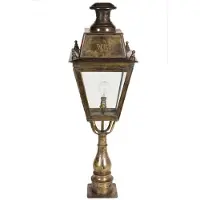 Limehouse Lampadaire rural Balmoral fait main 87cm - or poli (pbul)