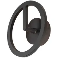 SLV Lampe d'extérieur élégante Q-Ring noir